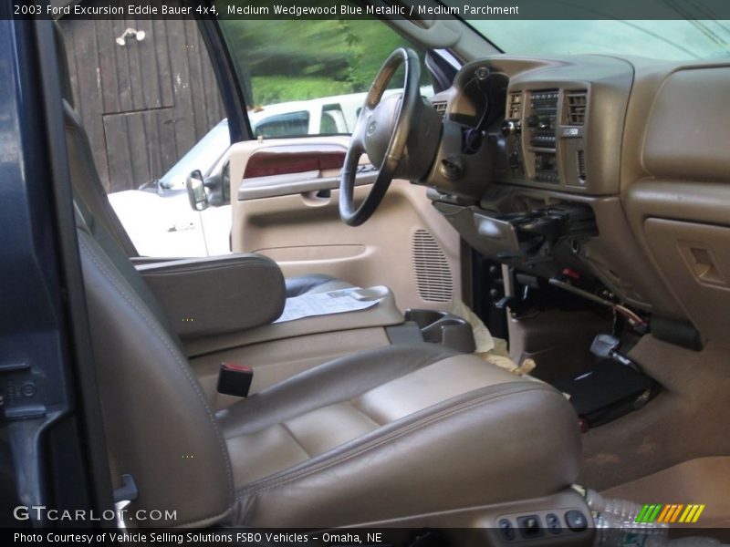 Medium Wedgewood Blue Metallic / Medium Parchment 2003 Ford Excursion Eddie Bauer 4x4