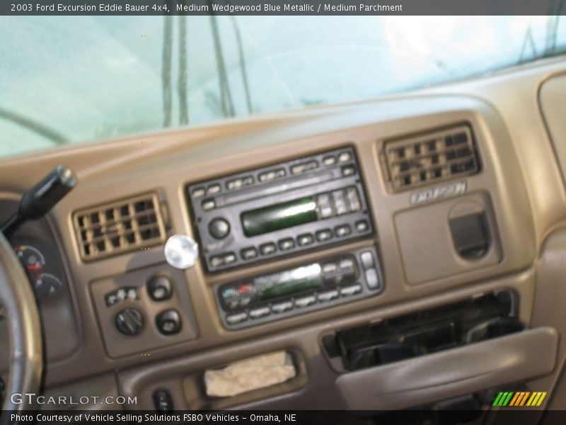 Medium Wedgewood Blue Metallic / Medium Parchment 2003 Ford Excursion Eddie Bauer 4x4