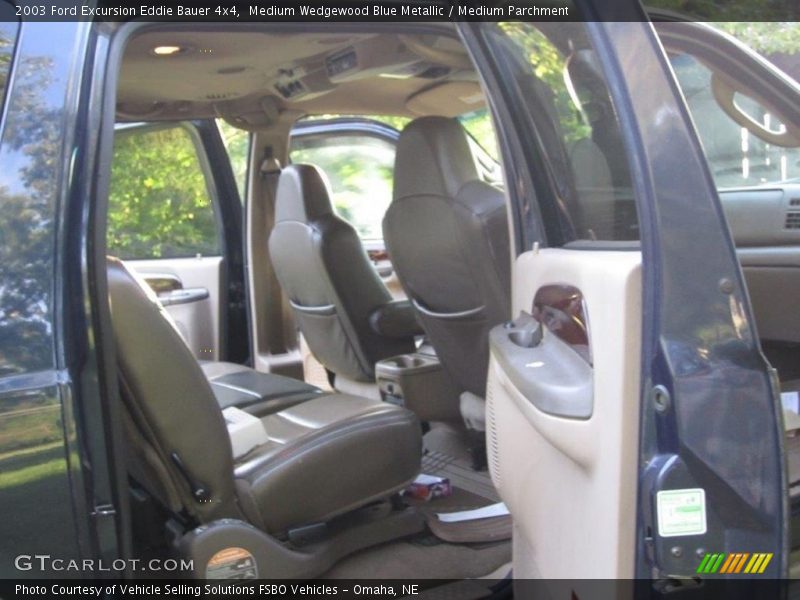 Medium Wedgewood Blue Metallic / Medium Parchment 2003 Ford Excursion Eddie Bauer 4x4