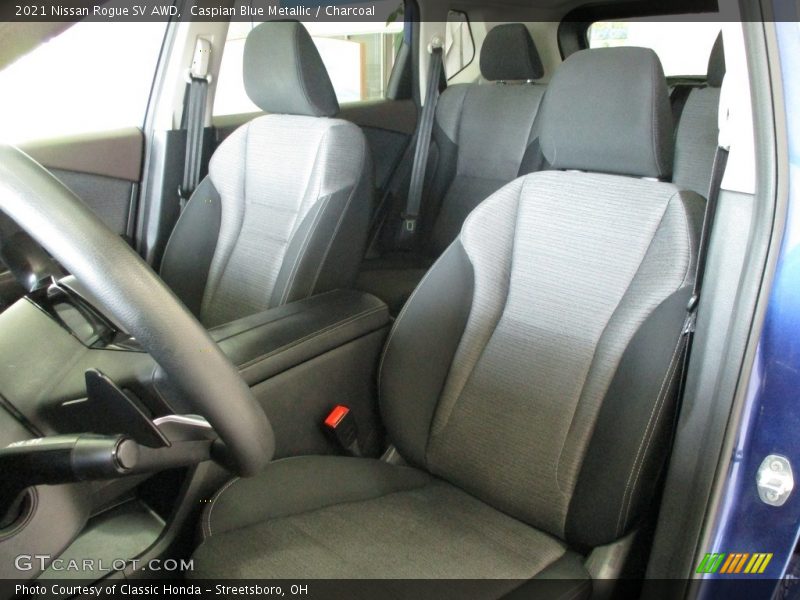 Caspian Blue Metallic / Charcoal 2021 Nissan Rogue SV AWD