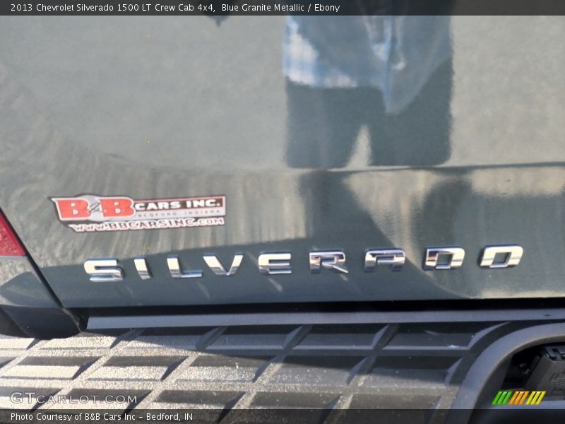Blue Granite Metallic / Ebony 2013 Chevrolet Silverado 1500 LT Crew Cab 4x4