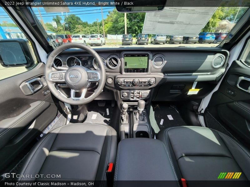 Bright White / Black 2022 Jeep Wrangler Unlimited Sahara 4XE Hybrid