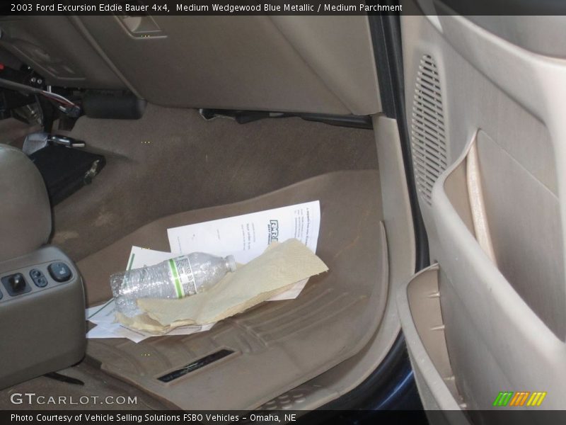 Medium Wedgewood Blue Metallic / Medium Parchment 2003 Ford Excursion Eddie Bauer 4x4