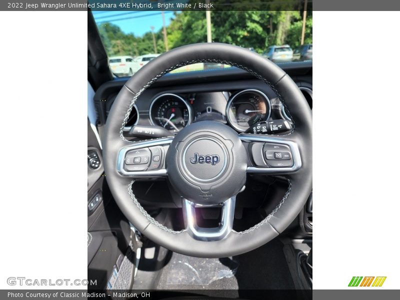 Bright White / Black 2022 Jeep Wrangler Unlimited Sahara 4XE Hybrid
