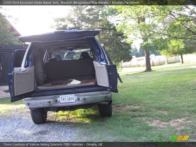 Medium Wedgewood Blue Metallic / Medium Parchment 2003 Ford Excursion Eddie Bauer 4x4