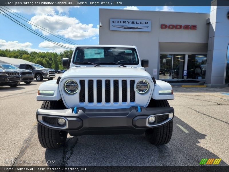 Bright White / Black 2022 Jeep Wrangler Unlimited Sahara 4XE Hybrid