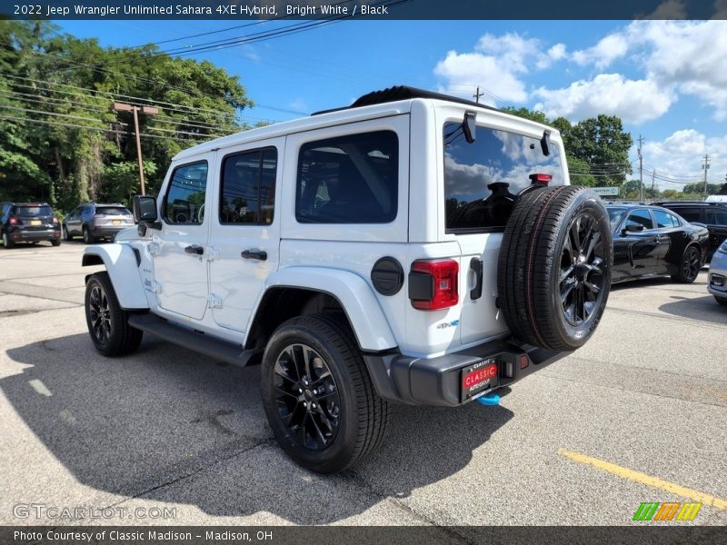 Bright White / Black 2022 Jeep Wrangler Unlimited Sahara 4XE Hybrid