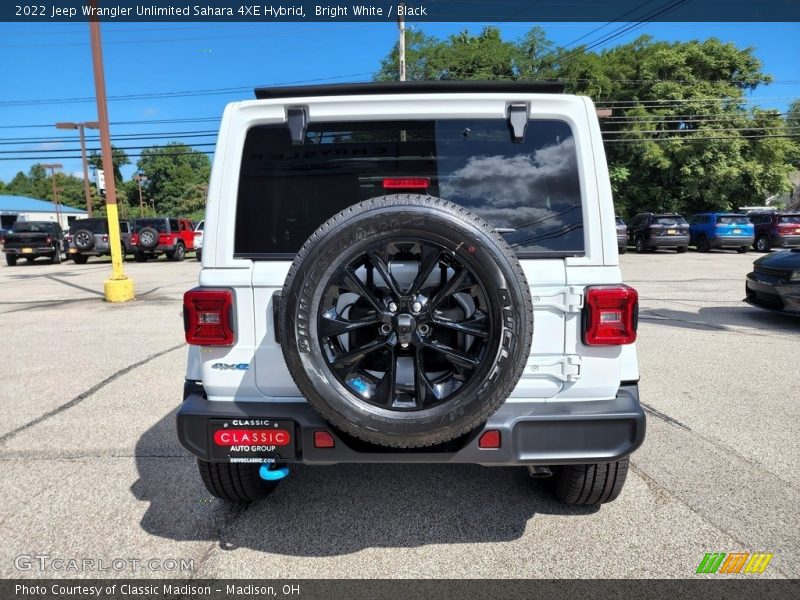 Bright White / Black 2022 Jeep Wrangler Unlimited Sahara 4XE Hybrid
