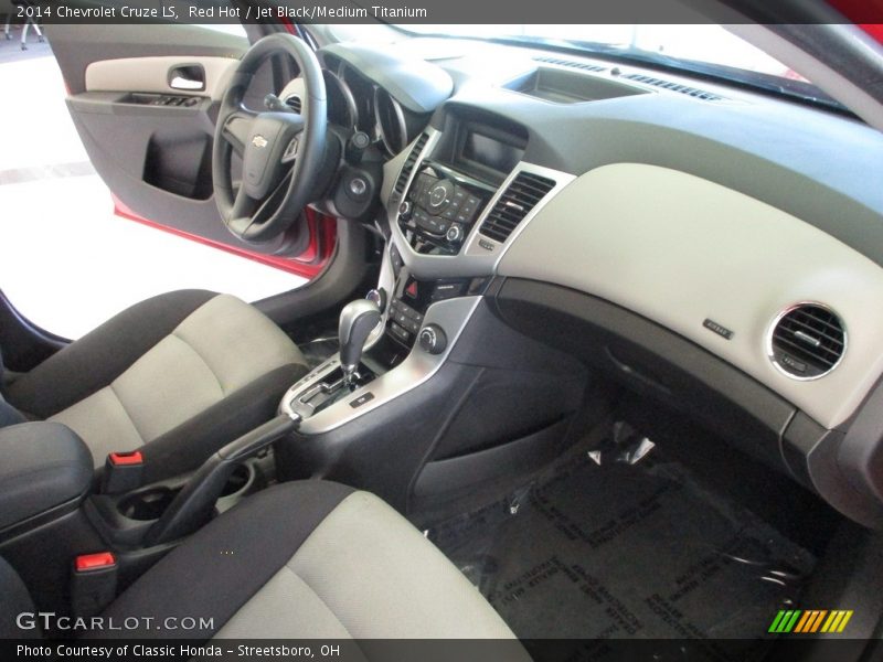 Red Hot / Jet Black/Medium Titanium 2014 Chevrolet Cruze LS