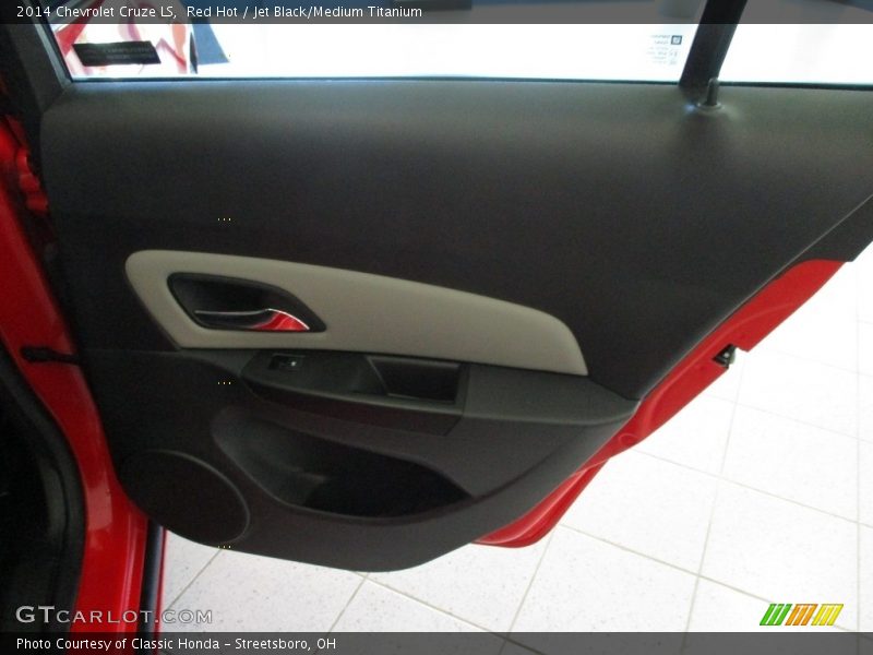 Red Hot / Jet Black/Medium Titanium 2014 Chevrolet Cruze LS