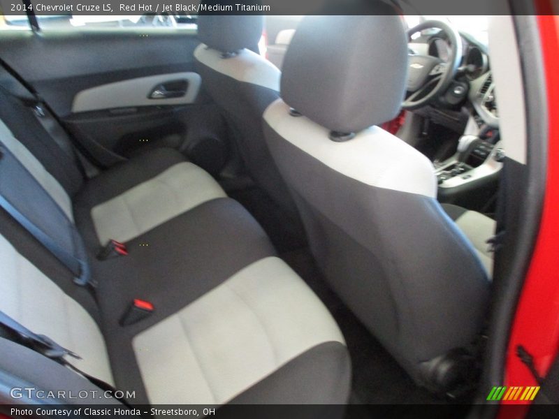 Red Hot / Jet Black/Medium Titanium 2014 Chevrolet Cruze LS