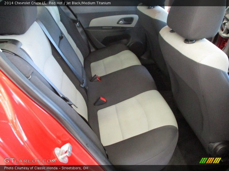 Red Hot / Jet Black/Medium Titanium 2014 Chevrolet Cruze LS