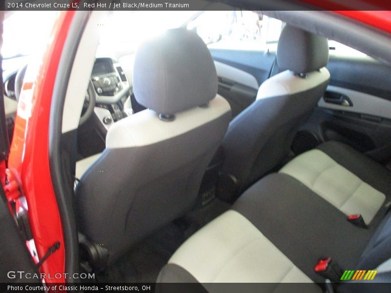 Red Hot / Jet Black/Medium Titanium 2014 Chevrolet Cruze LS
