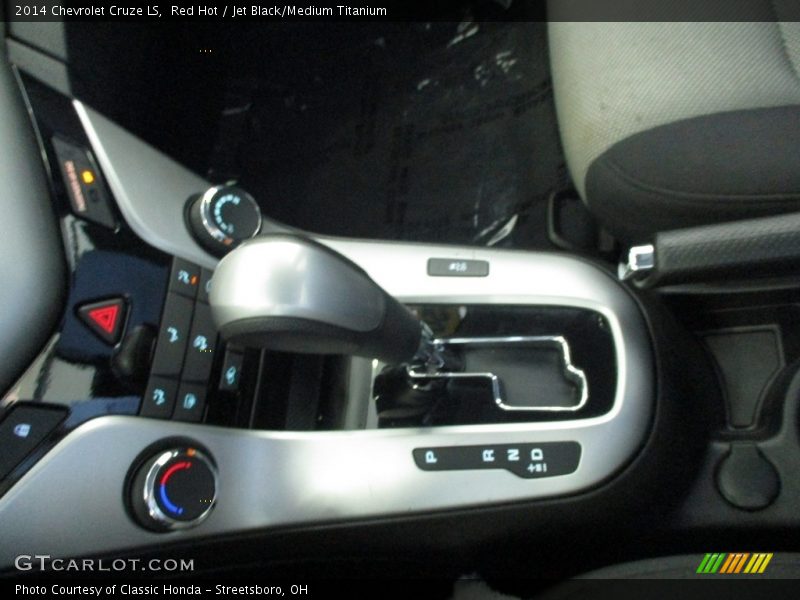 Red Hot / Jet Black/Medium Titanium 2014 Chevrolet Cruze LS