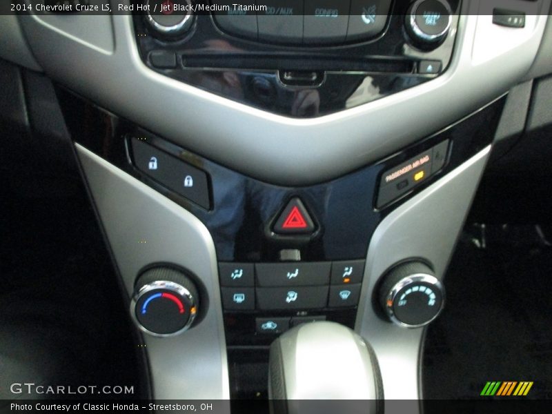 Red Hot / Jet Black/Medium Titanium 2014 Chevrolet Cruze LS
