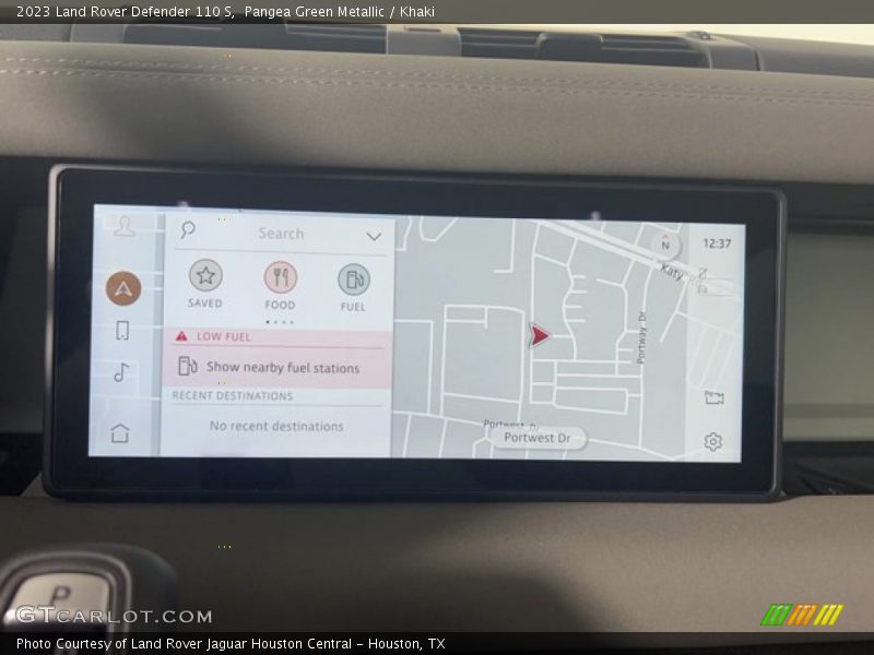Navigation of 2023 Defender 110 S