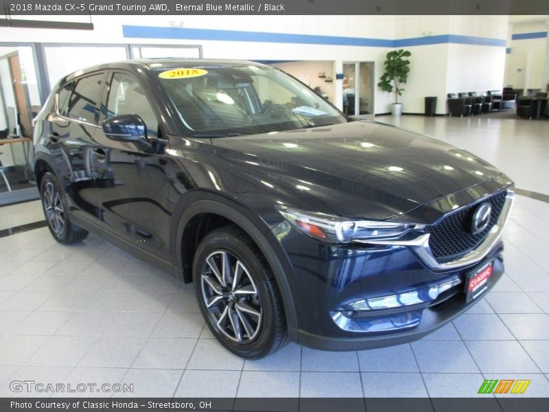 Eternal Blue Metallic / Black 2018 Mazda CX-5 Grand Touring AWD