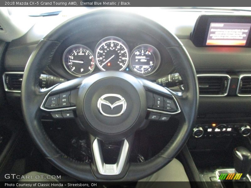 Eternal Blue Metallic / Black 2018 Mazda CX-5 Grand Touring AWD