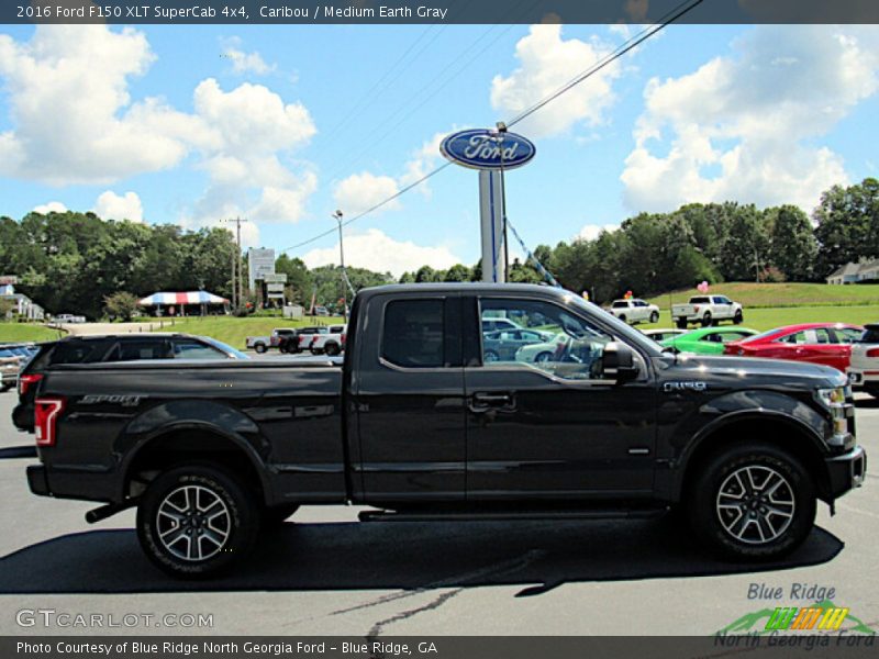 Caribou / Medium Earth Gray 2016 Ford F150 XLT SuperCab 4x4
