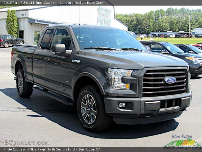 Caribou / Medium Earth Gray 2016 Ford F150 XLT SuperCab 4x4