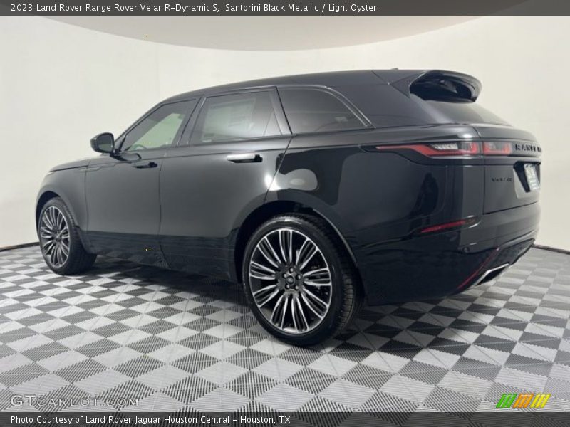 Santorini Black Metallic / Light Oyster 2023 Land Rover Range Rover Velar R-Dynamic S