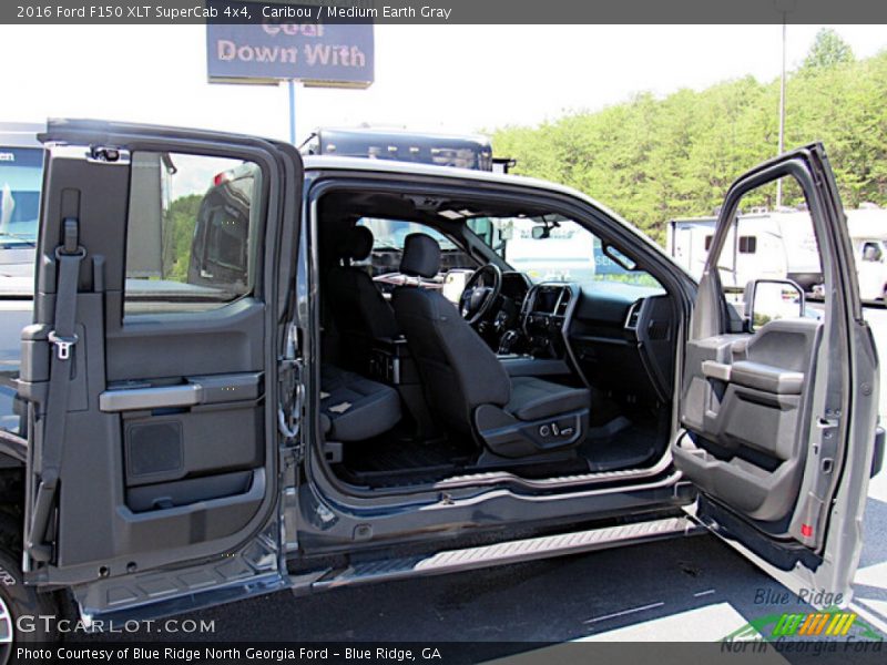 Caribou / Medium Earth Gray 2016 Ford F150 XLT SuperCab 4x4