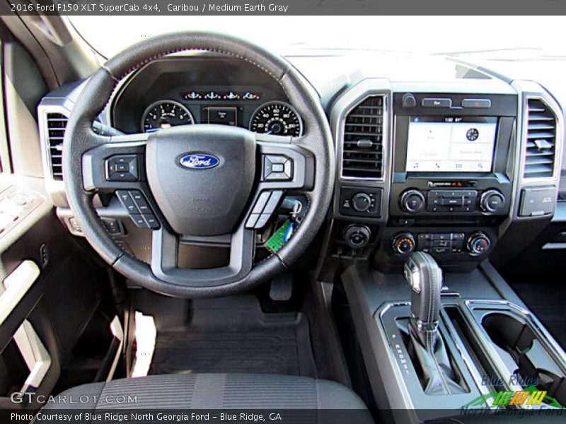 Caribou / Medium Earth Gray 2016 Ford F150 XLT SuperCab 4x4