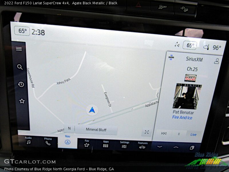 Agate Black Metallic / Black 2022 Ford F150 Lariat SuperCrew 4x4