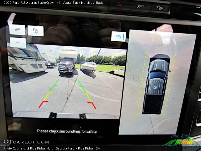 Agate Black Metallic / Black 2022 Ford F150 Lariat SuperCrew 4x4