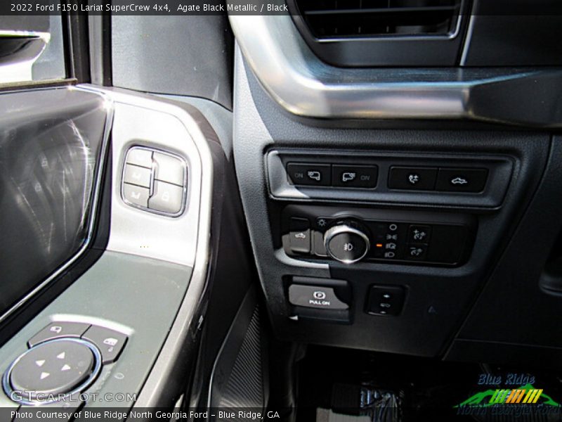 Agate Black Metallic / Black 2022 Ford F150 Lariat SuperCrew 4x4