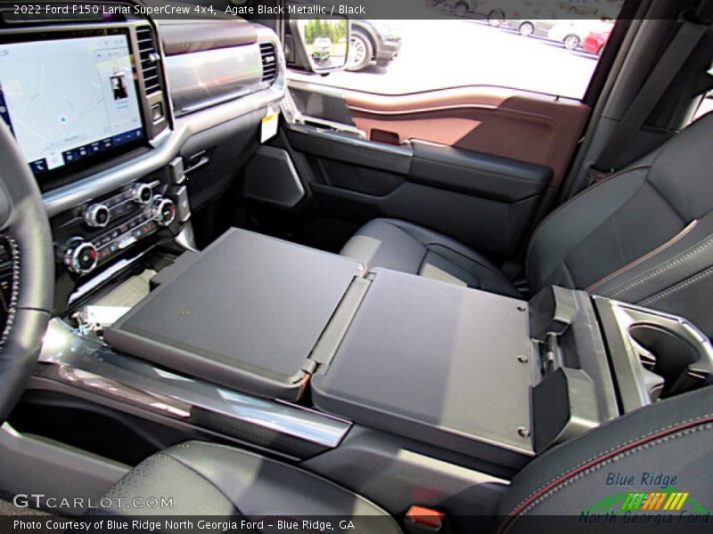 Agate Black Metallic / Black 2022 Ford F150 Lariat SuperCrew 4x4