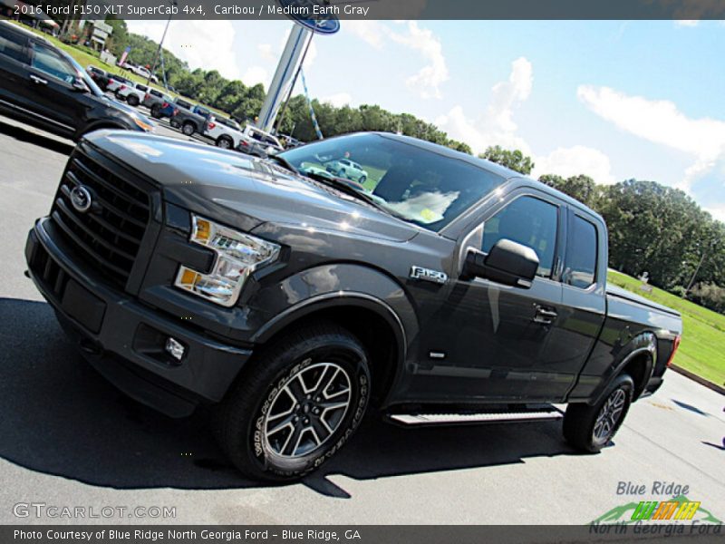 Caribou / Medium Earth Gray 2016 Ford F150 XLT SuperCab 4x4