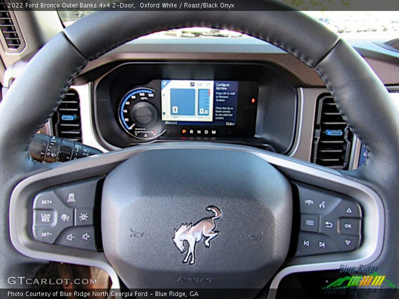 Oxford White / Roast/Black Onyx 2022 Ford Bronco Outer Banks 4x4 2-Door