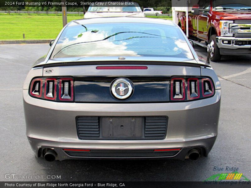 Sterling Gray / Charcoal Black 2014 Ford Mustang V6 Premium Coupe