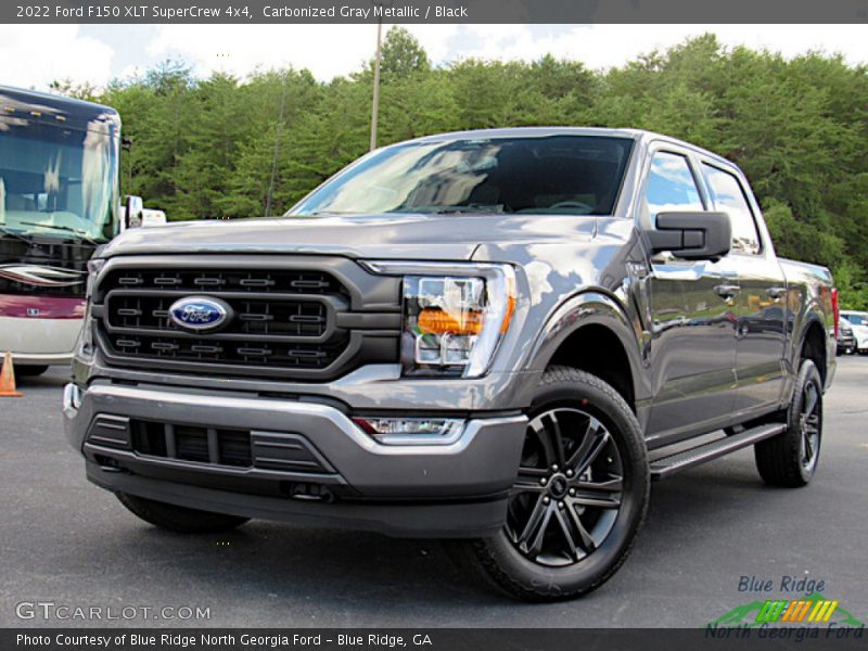 Carbonized Gray Metallic / Black 2022 Ford F150 XLT SuperCrew 4x4
