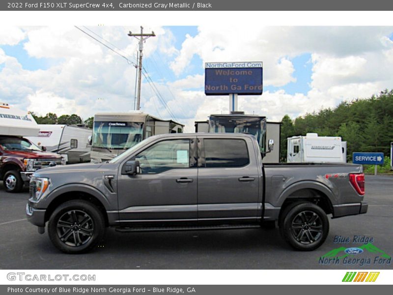 Carbonized Gray Metallic / Black 2022 Ford F150 XLT SuperCrew 4x4