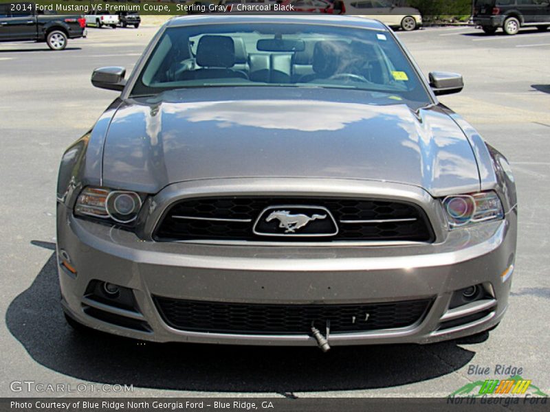 Sterling Gray / Charcoal Black 2014 Ford Mustang V6 Premium Coupe