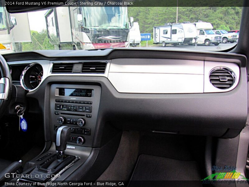 Sterling Gray / Charcoal Black 2014 Ford Mustang V6 Premium Coupe