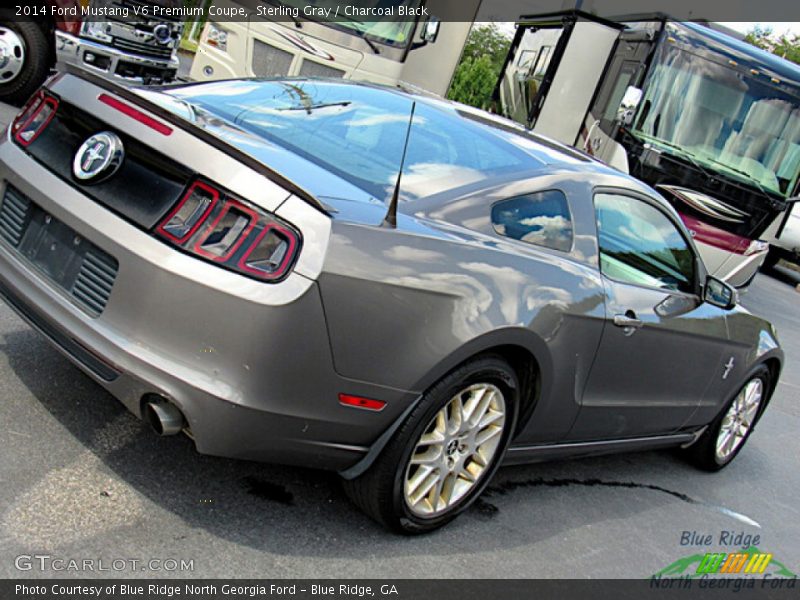 Sterling Gray / Charcoal Black 2014 Ford Mustang V6 Premium Coupe