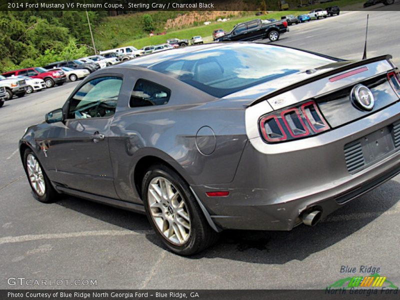 Sterling Gray / Charcoal Black 2014 Ford Mustang V6 Premium Coupe