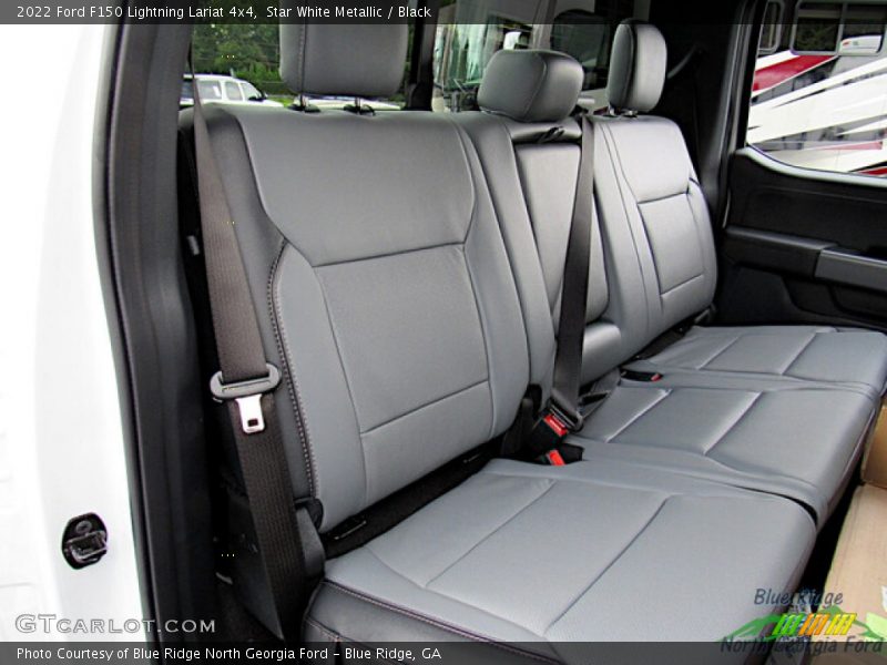 Rear Seat of 2022 F150 Lightning Lariat 4x4
