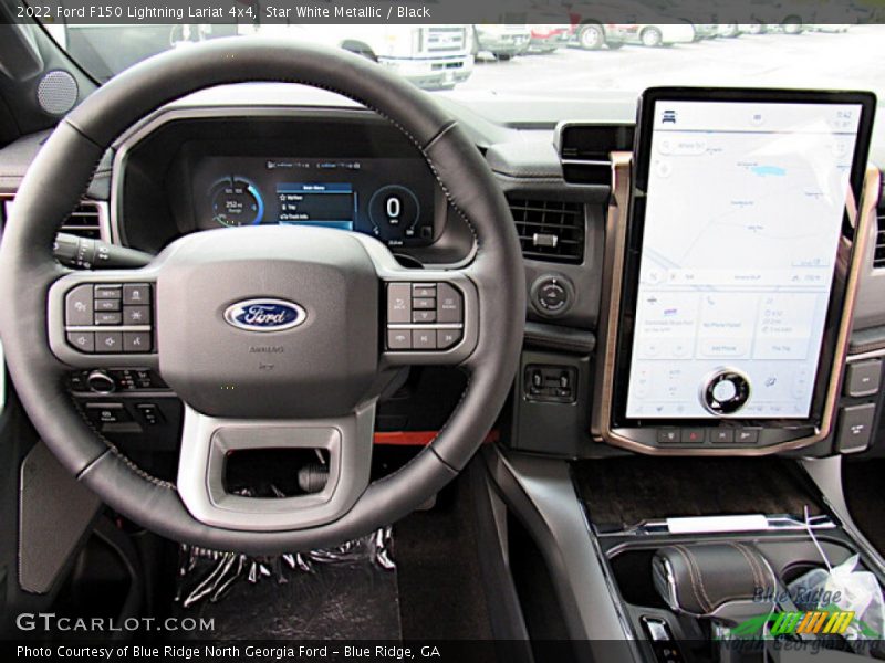 Dashboard of 2022 F150 Lightning Lariat 4x4
