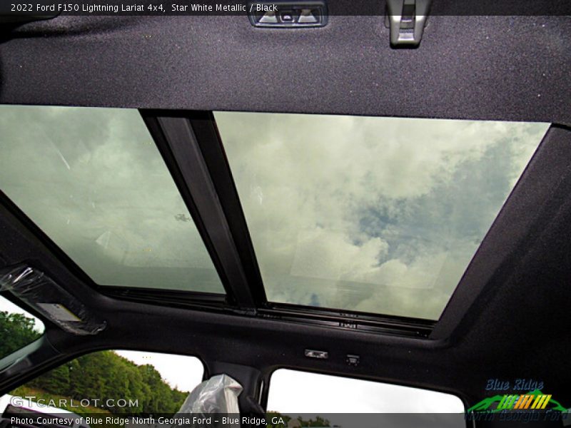 Star White Metallic / Black 2022 Ford F150 Lightning Lariat 4x4