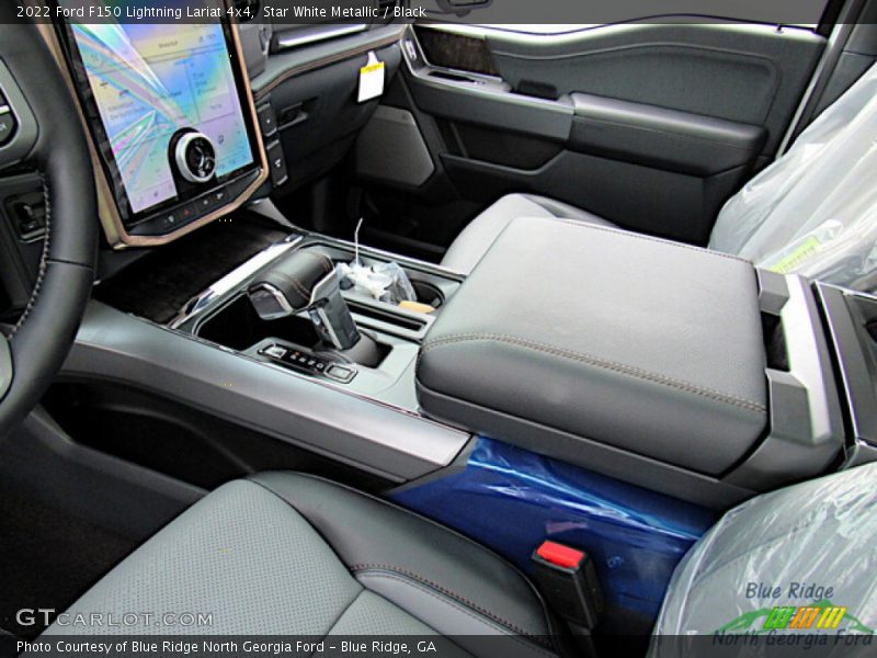 Star White Metallic / Black 2022 Ford F150 Lightning Lariat 4x4