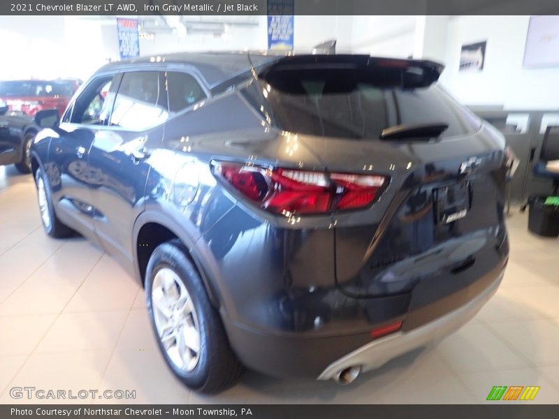 Iron Gray Metallic / Jet Black 2021 Chevrolet Blazer LT AWD