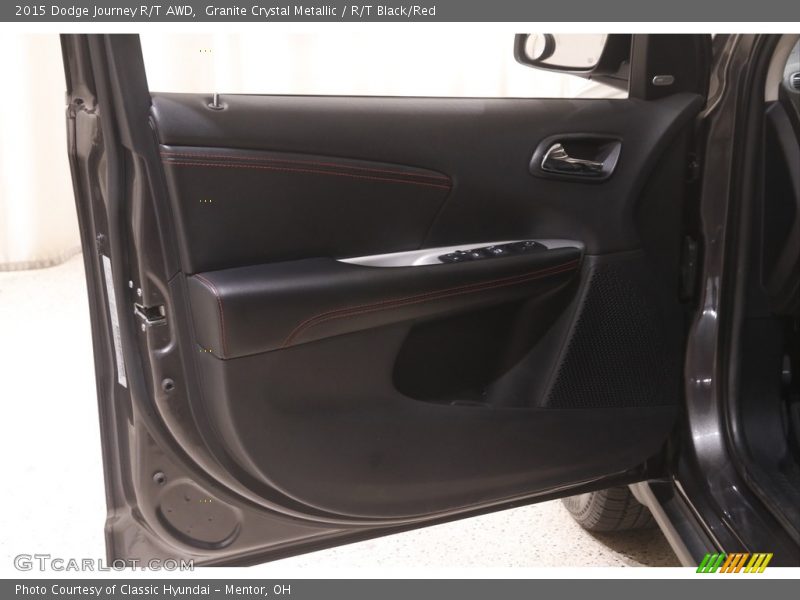 Granite Crystal Metallic / R/T Black/Red 2015 Dodge Journey R/T AWD