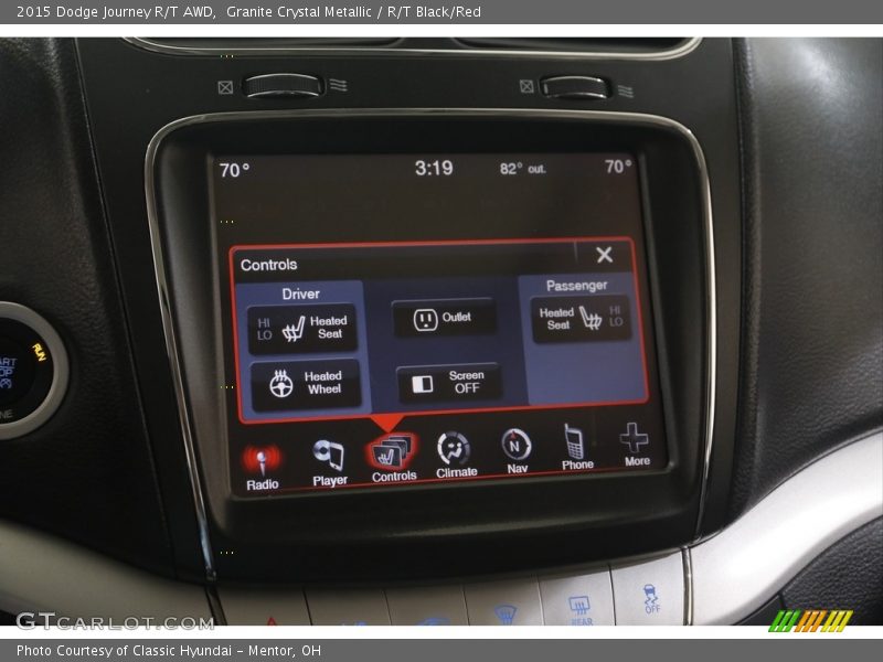 Granite Crystal Metallic / R/T Black/Red 2015 Dodge Journey R/T AWD