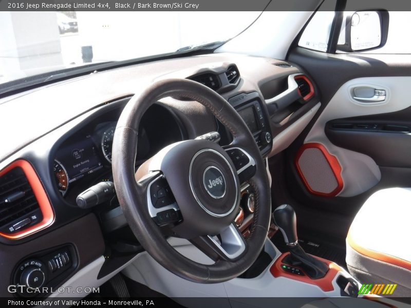 Black / Bark Brown/Ski Grey 2016 Jeep Renegade Limited 4x4