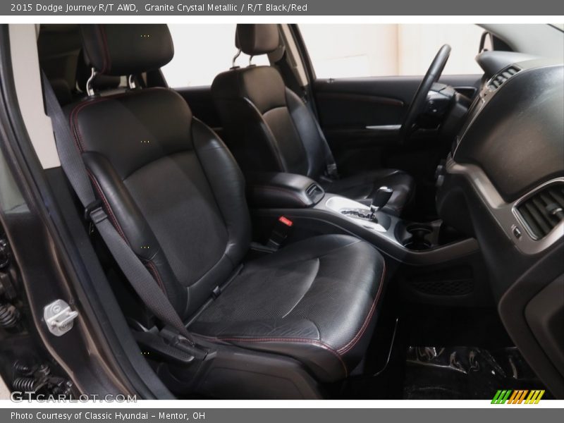 Granite Crystal Metallic / R/T Black/Red 2015 Dodge Journey R/T AWD