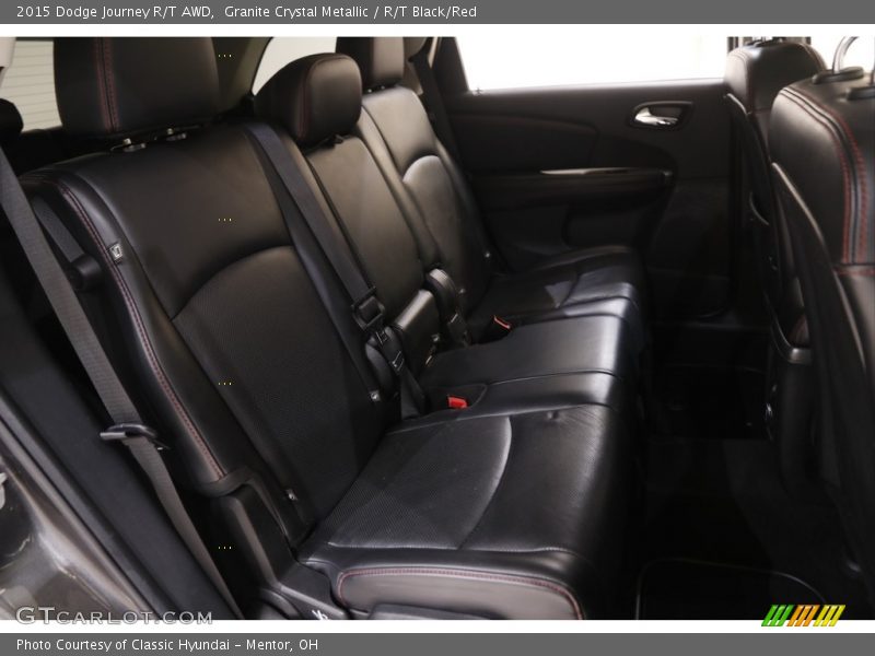 Granite Crystal Metallic / R/T Black/Red 2015 Dodge Journey R/T AWD